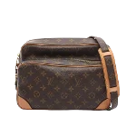 Brown Canvas Louis Vuitton Crossbody Bag