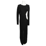 Black Fabric Lee Dress