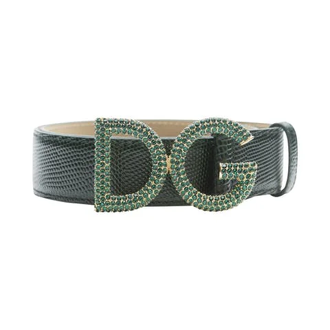 Green Leather Dolce & Gabbana Belt