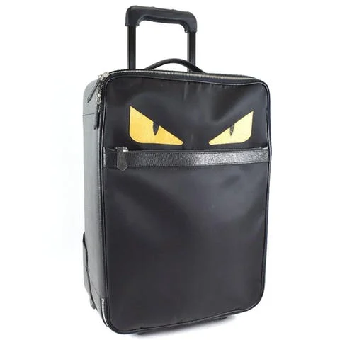 Black Canvas Fendi Travel Bag