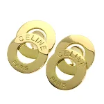 Gold Yellow Gold Celine Earrings