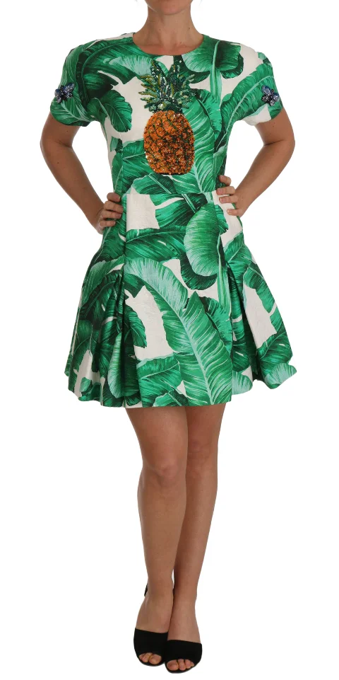 Green Fabric Dolce & Gabbana Dress