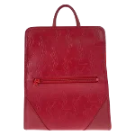 Red Leather Yves Saint Laurent Backpack