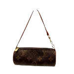 Brown Canvas Louis Vuitton Bowling Vanity