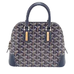 Navy Canvas Goyard Handbag