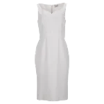 White Polyester Alexander McQueen Dress