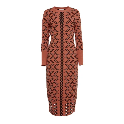 Brown Knit Temperley London Dress