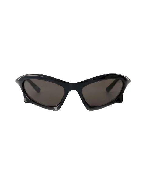 Black Fabric Balenciaga Sunglasses