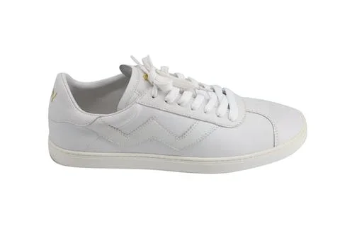 White Leather Stuart Weitzman Sneakers
