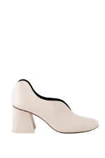 White Leather Celine Boots