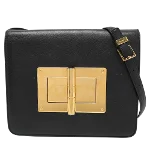 Black Leather Tom Ford Crossbody Bag