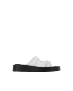 White Leather Ellerne Sandals