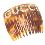 Brown Plastic Gucci Hair Accessory