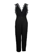 Black Fabric Sandro Jumpsuit