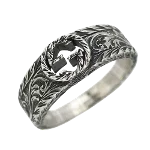 Silver Silver Gucci Ring