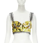 Gold Polyester Versace Top