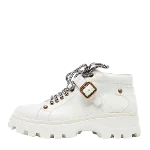 White Leather Miu Miu Boots