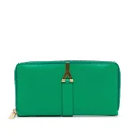Green Leather Saint Laurent Wallet