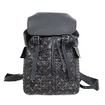 Black Leather Bottega Veneta Backpack