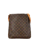 Brown Canvas Louis Vuitton Musette Salsa