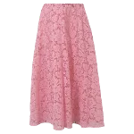 Pink Cotton Valentino Skirt