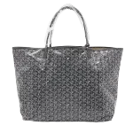 Grey Leather Goyard Artois Tote