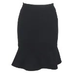 Black Wool Ba&sh Skirt