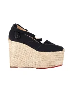 Black Canvas Christian Louboutin Espadrilles