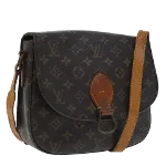 Brown Canvas Louis Vuitton Saint Cloud