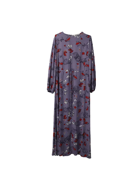 Purple Polyester Diane Von Furstenberg Dress