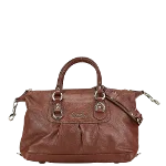 Brown Leather Coach Handbag