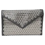 Black Leather Alaïa Clutch