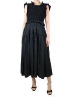 Black Polyester Cecilie Bahnsen Dress