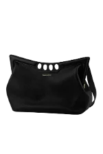 Black Leather Alexander McQueen Shoulder Bag