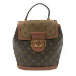 Brown Canvas Louis Vuitton Dauphine