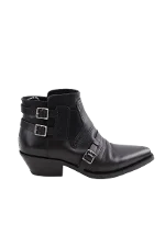 Black Leather Dior Boots