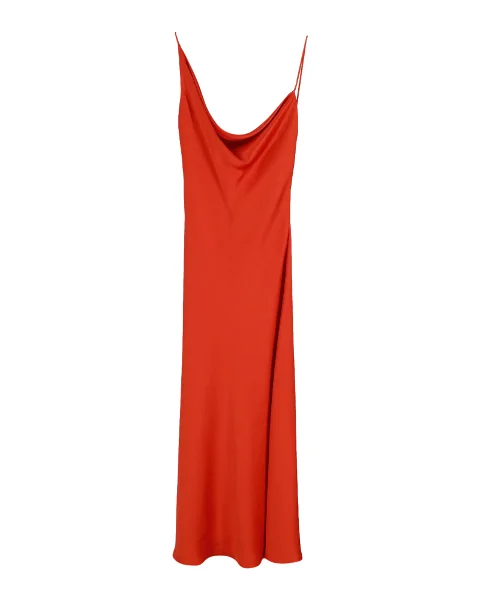 Red Acetate Stella Mccartney Dress