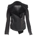 Black Leather All Saints Jacket