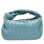 Blue Leather Bottega Veneta Handbag