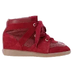 Red Suede Isabel Marant Sneakers