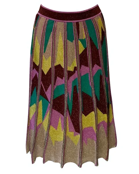 Multicolor Viscose Missoni Skirt
