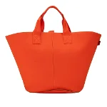 Orange Canvas Hermes Sac A Depeches