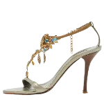 Metallic Leather Le Silla Sandal