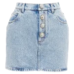 Blue Denim Alessandra Rich Shorts