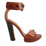 Brown Leather Lanvin Sandals