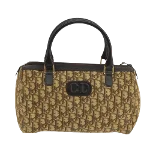 Brown Canvas Dior Handbag