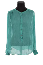 Green Silk Zadig & Voltaire Top