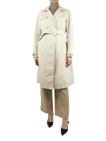 White Polyester Prada Coat