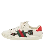 White Leather Gucci Sneakers