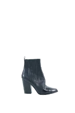 Black Leather Kenzo Boots